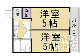 アメニティ京都二番館 8-D ｜ 京都府京都市右京区西院六反田町（賃貸マンション2K・8階・23.04㎡） その2