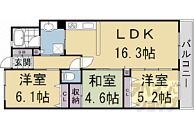 イニシア中京丸太町通り 204 ｜ 京都府京都市中京区西ノ京平町（賃貸マンション3LDK・2階・63.46㎡） その2