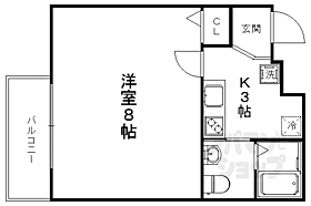 Ｋａｎｏｎ西院 401 ｜ 京都府京都市右京区西院太田町（賃貸マンション1K・4階・23.19㎡） その2