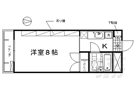 京都府京都市南区東九条下殿田町（賃貸マンション1K・4階・21.50㎡） その2