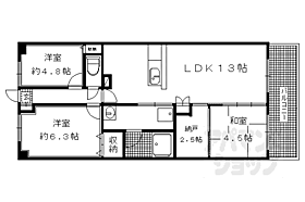 京都府京都市西京区松尾大利町（賃貸マンション3LDK・3階・64.81㎡） その2