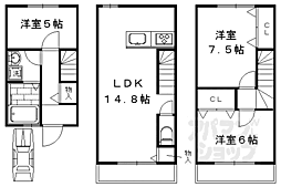 西ノ京内畑町25−20貸家