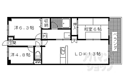 間取図画像 3LDK
