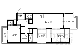 JR東海道・山陽本線 桂川駅 徒歩20分の賃貸マンション 1階3LDKの間取り