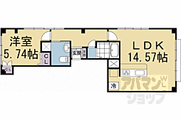 シャトレ太秦 4階