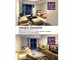 ソルテラス京都西院　ＳＴＡＴＩＯＮ　ＳＩＤＥ 105 1階2Kの室内