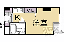 ウエストワンビル(株)今井建設本社ビル ワンルームの間取図画像