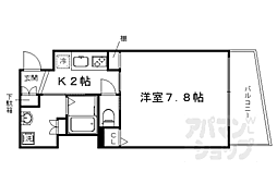ＳＰＥＬ　ＩＮ　ＫＹＯ 5階1Kの間取り