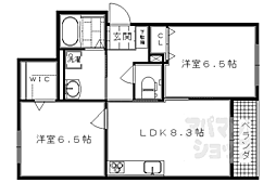 クアトロ妙心寺南 2階/202