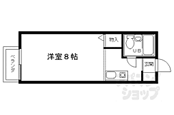 プレジール鈴木 1Kの間取図画像
