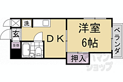 カサペルダーニョ 1DKの間取図画像