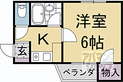 LAMER3 1Kの間取図画像