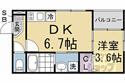 ハーモニーテラス太秦安井車道町II 1階