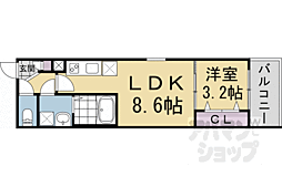 ジーメゾン京都梅津 1階