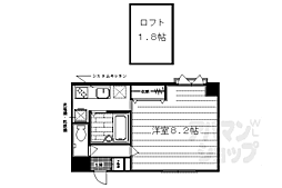D'sLYRA 1Kの間取図画像