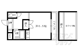 ヴィラ・サビーナ花園 1Kの間取図画像