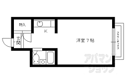 コート・プリモ 1Kの間取図画像