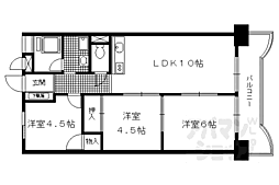 グリシーヌ京都西京極 3LDKの間取図画像