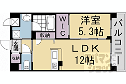 シャーメゾンJJ9 1LDKの間取図画像