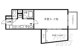 レ・タン・ドゥ・ラ・メールCK4 2Kの間取図画像