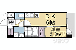 ブランシエスタ西京極 2階