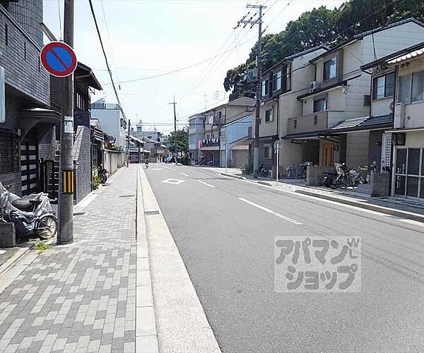 画像22:前面道路です。