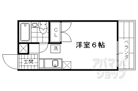 京都府京都市北区小山西花池町（賃貸アパート1R・2階・18.30㎡） その2