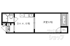 京都府京都市左京区一乗寺野田町（賃貸マンション1DK・2階・21.00㎡） その2