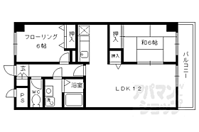 京都府京都市北区西賀茂大栗町（賃貸マンション2LDK・2階・53.70㎡） その2