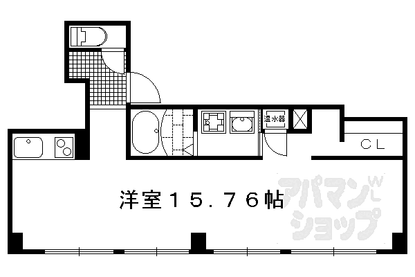 クラスタビル 303｜京都府京都市上京区裏風呂町(賃貸マンション1R・3階・39.62㎡)の写真 その2