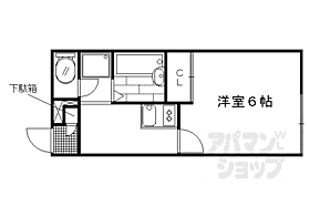 レオパレス七本松 104 ｜ 京都府京都市上京区七本松通仁和寺街道下る二番町（賃貸アパート1K・1階・20.28㎡） その2