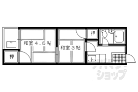 丸忠マンション（黒門） 403 ｜ 京都府京都市上京区黒門通一条上る弾正町（賃貸マンション2K・4階・24.00㎡） その2