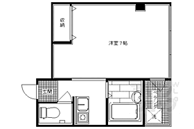 京都府京都市中京区西ノ京東中合町（賃貸マンション1K・3階・20.00㎡） その2