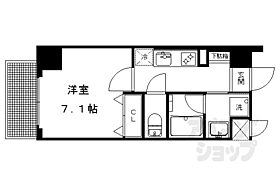 京都府京都市左京区一乗寺北大丸町（賃貸マンション1K・1階・25.24㎡） その2