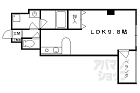 京都府京都市中京区聚楽廻東町（賃貸マンション1R・10階・26.46㎡） その2