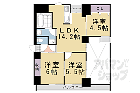 京都府京都市中京区新町錦小路下る小結棚町（賃貸マンション3LDK・9階・60.00㎡） その2