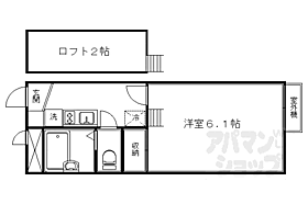 レオパレス御所西 207 ｜ 京都府京都市上京区油小路下立売上近衛町（賃貸アパート1K・2階・19.87㎡） その2