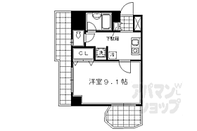 京都府京都市下京区高辻通烏丸東入因幡堂町（賃貸マンション1K・6階・27.50㎡） その2