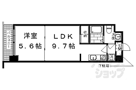 京都府京都市中京区小川通二条下ル古城町（賃貸マンション1LDK・1階・34.04㎡） その2