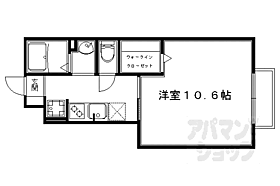 京都府京都市北区衣笠馬場町（賃貸アパート1K・1階・33.05㎡） その2