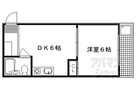 ディム33 310 ｜ 京都府京都市上京区下立売通千本東入田中町（賃貸マンション1DK・3階・22.40㎡） その2