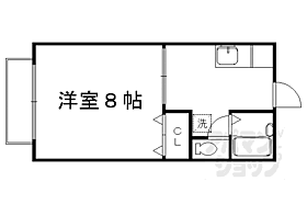 京都府京都市左京区松ケ崎堂ノ上町（賃貸アパート1K・1階・26.49㎡） その2