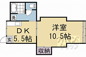 京都府京都市左京区田中里ノ前町（賃貸マンション1LDK・4階・38.07㎡） その2