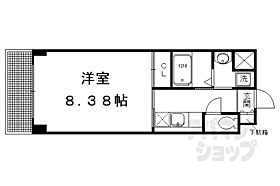 京都府京都市左京区松ケ崎杉ケ海道町（賃貸マンション1K・2階・27.78㎡） その2