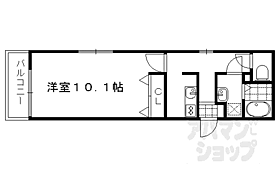 京都府京都市北区紫野下若草町（賃貸マンション1K・4階・33.15㎡） その2