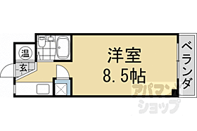 京都府京都市北区紫野西御所田町（賃貸マンション1R・3階・22.68㎡） その2