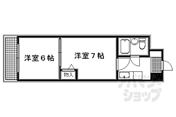 カーサ　ベラ 4階2Kの間取り