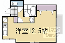 JR山陰本線 二条駅 徒歩9分の賃貸マンション 11階1Kの間取り