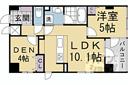 ＭＳＲ京都二条城 6階1SLDKの間取り