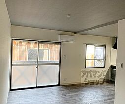 京都市営烏丸線 松ヶ崎駅 徒歩6分の賃貸アパート 2階1LDKのリビング/ダイニング